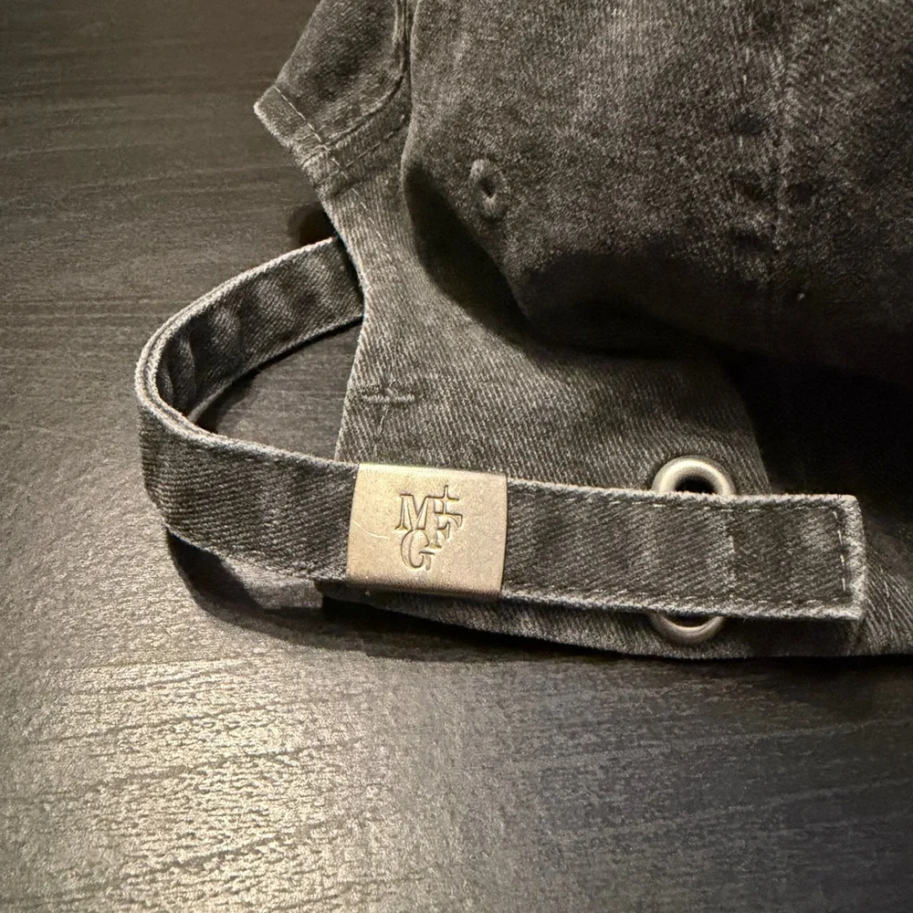 MARITHÉ FRANÇOIS GIRBAUD Paris Classic Logo Overfit Cap Hat Gray One Size - Picture 2 of 4